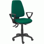 CHAISE ELCHE S BRAS FIXE - ROUE NYLON - VERT BOUTEILLE - PIQUERAS Y CRESPO