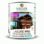 LASURE PRO SANS ODEUR - PROTECTION EXTRÊME - 2,5 LITRES - BLANC MAULER