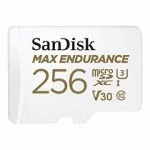 SANDISK MAX ENDURANCE - CARTE MÉMOIRE FLASH - 256 GO - MICROSDXC UHS-I