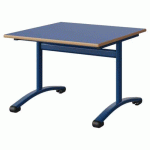 TABLE MALIBU 80X80 T3 DL STRA ALAISÉ BLEU U525/BLEU 5005