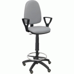 TABOURET AYNA BRAS FIXE - ROUE POUR PARQUET - GRIS CLAIR - PIQUERAS Y CRESPO