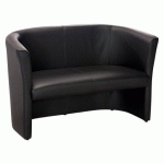 CANAPÉ PREMIUM 2 PLACES - CROUTE DE CUIR