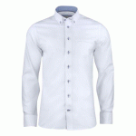 J.HARVEST & FROST RB121 OXFORD CHEMISE SLIM FIT HOMMES BLANC - TAILLE L