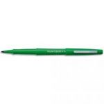 PAPERMATE STYLO FEUTRE POINTE EN NYLON LARGEUR DE TRAIT 0,4 MM ENCRE VERTE NYLON