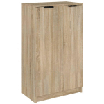 VIDAXL - ARMOIRE À CHAUSSURES CHÊNE SONOMA 59X35X100CM BOIS D'INGÉNIERIE