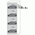 ARMOIRE SÉCURITÉ S-PHOENIX-90 S90.196.060.FDASR BLANC - ASECOS