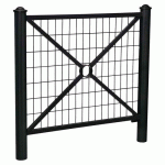 BARRIÈRE PROVINCE GRILLAGÉE 1.07 M AGORA - ZINC NOIR 9005 - PROCITY