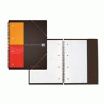 CAHIER SPIRALES OXFORD MEETINGBOOK FORMAT - A4 - PETITS CARREAUX - 160 PAGES