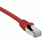 CORDON RJ45 CATÉGORIE 6A S/FTP LSOH SNAGLESS ROUGE - 20 M - DEXLAN