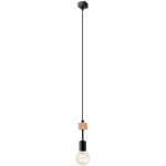 LAMKUR LIGHTING - LAMKUR ORAZIO INDUSTRIAL PLAFONNIERS SUSPENDUS SLIM NOIR, 1X E27