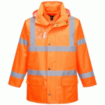 PORTWEST S765 PARKA HI-VIS ESSENTIAL 5 EN 1 ORANGE - TAILLE S