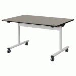 TABLE MALIBU RAB 120X80 T4 DL ST ANTIB GRIS U727/NO BLC 9016