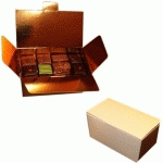 25 BALLOTINS BLANC NACRÉ POUR CHOCOLAT 375G
