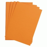 ETIVAL COLOR PAQUET 5F A4 160G - ORANGE - LOT DE 5