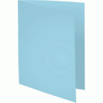 LOT DE 5 - PAQUET DE 100 CHEMISES FOREVER® 170 À BORD DÉCALÉ - 24X32CM - BLEU CLAIR