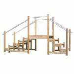 PARCOURS DE SANTÉ : ESCALIER ERGO - MANUTAN COLLECTIVITÉS