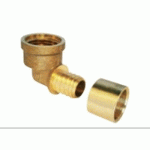 RACCORD PER À GLISSEMENT - COUDE FEMELLE - DIAM 12MM - FILETAGE 15X21 BOUTTÉ