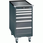 ARMOIRE NOIR 411X725X840 AVEC 6 TIR. 75KG _ 78.457.060 - LISTA