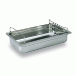 BOURGEAT - BAC PLEIN À ANSE PANIER INOX GN 1/1 20L - 741215