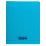 LOT DE 10 - CAHIER PIQUÉ 8000 POLYPRO 17X22 CM 60 PAGES GRANDS CARREAUX 90 G - BLEU