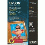 PAPIER PHOTO GLACÉ EPSON 10 X 15 CM 200 G - 50 FEUILLES