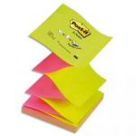 POST-IT RECHARGE DE 100 FEUILLES Z-NOTES 76X76MM ALTERNÉES ROSE NÉON ET ROSE PASTEL BP231