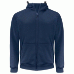PROJOB 2133 SWEATSHIRT POLYESTER PRIO A/ CAPUCHE MARINE - TAILLE L