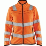 VESTE MICROPOLAIRE HAUTE VISIBILITÉ FEMME TAILLE XL - BLAKLADER