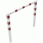 BARRIÈRE CHEMINS PIÉTONS À ASSEMBLER - BLANC/ROUGE - 1500MM - SCHAKE