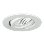 BRUMBERG 0063 DOWNLIGHT, ROND, BLANC