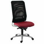 CHAISE DIAZ CONTACT SYNCHRONE PIÈT.ALU ASSISE 1912 ROUGE - SOKOA