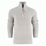 JAMES HARVEST FLATWILLOW PULL-OVER HOMMES GRIS MÉLANGE - TAILLE XL