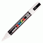 MARQUEUR POSCA PC5M POINTE MOYENNE 1,8 À 2,5 MM - BLANC
