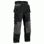 PANTALON DE TRAVAIL X1900 ARTISAN CORDURA® NYCO NOIR TAILLE 38C - BLAKLADER