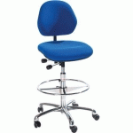 SIÈGE AKTIV - TISSU - HAUT - BLEU - GLOBAL PROFESSIONAL SEATING