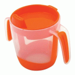 TASSES À ANSES ET BEC 22 CL - POLYP. - ORANGE - PLASTOREX