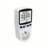 WATTMETRE, PRISE 220V AV, EU, LCD DIGITAL, COMPTEUR DE PUISSANCE, ENERGIE, KWH, MESURE LE COURANT, ANALYSEUR