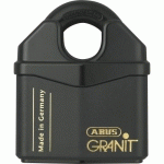 CADENAS À CLÉ - HAUTE PROTECTION - ANSE PROTÉGÉE - GRANIT - 37RK/80 ABUS