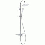 COLONNE DE DOUCHE AVEC MITIGEUR ET TABLETTE BLANCHE - WATERWAY SCHÜTTE