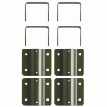KIT DE FIXATION CORBEILLE EDEN 20 L VERT OLIVE - RAL 6003 - ROSSIGNOL PRO