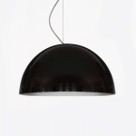 OLUCE SONORA - SUSPENSION NOIRE, 38 CM