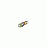 LOT DE 10 RUBANS ADHÉSIFS ISOTAPE ÉLECTRICIEN BLANC - EUROCEL - 0150S2148