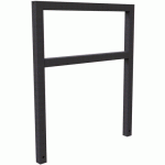 ARCEAU VÉLOS TUBE CARRÉ AVEC REVÊTEMENT-1000MM-ANTHRACITE - SCHAKE