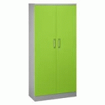 ARMOIRE PORTES BATTANTES COULEURS FUN H 195 CM