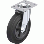 BLICKLE - ROULETTE PIVOTANTE Ø 200MM BANDAGE CAOUTCHOUC SBR 205KG - LE-VPP 200R