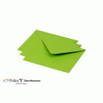 LOT DE 2 - PAQUET DE 20 ENVELOPPES POLLEN 125X138MM 120G/M² - VERT MENTHE