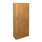 MEUBLE HAUT PORTES BATTANTES PRONTO - L.80 X 35 X H. 180,5 CM - FINITION AULNE