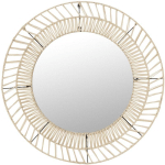 ATMOSPHERA - MIROIR COSY ROTIN D68CM CRÉATEUR D'INTÉRIEUR - BEIGE