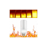 LED FLAMME VACILLANTE EFFET FEU AMPOULE D'ECLAIRAGE 3 MODES E27 SMD2835 DECORATIVE LAMP
