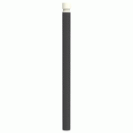 POTELET VITYL PMR TÊTE GORGES MÉT HTR 1.20M Ø90MM GRIS 7016 - BUTON DESIGN